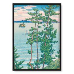 Kawase Hasui Park Nishi w Fukuoce 50×70