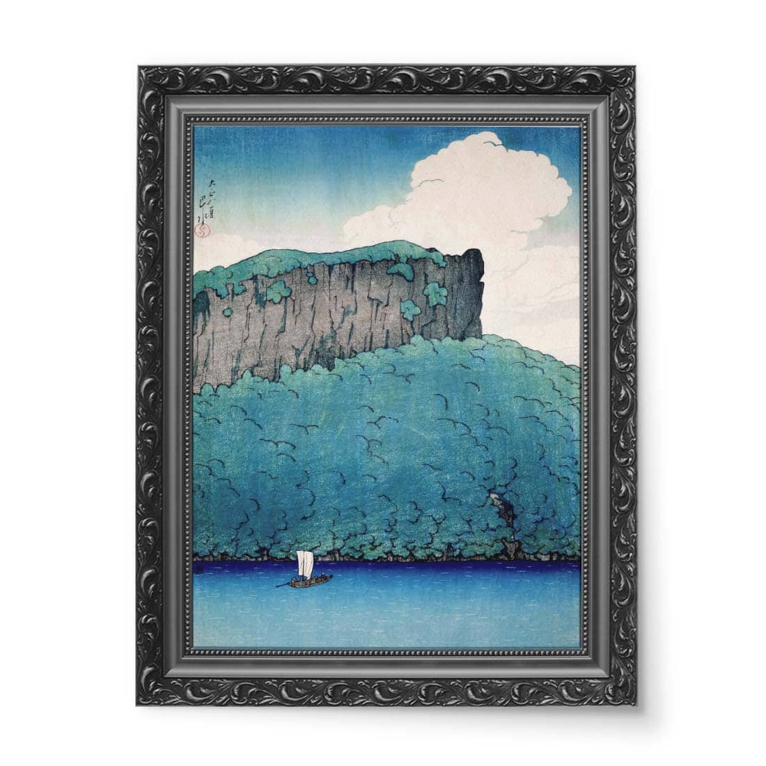 Kawase Hasui Senjomaku nad jeziorem Towada wydruk na płótnie 50x70