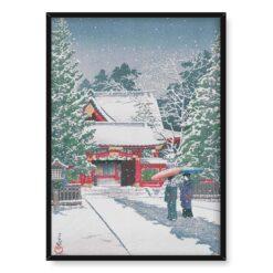Kawase Hasui Staw Benten w Shiba 50×70