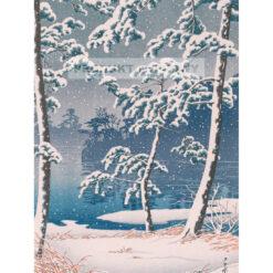 Kawase Hasui Staw Senzoku w Tokio — produkt cyfrowy do pobrania