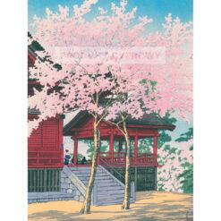 Kawase Hasui Świątynia Kiyomizu w Kioto — produkt cyfrowy do pobrania