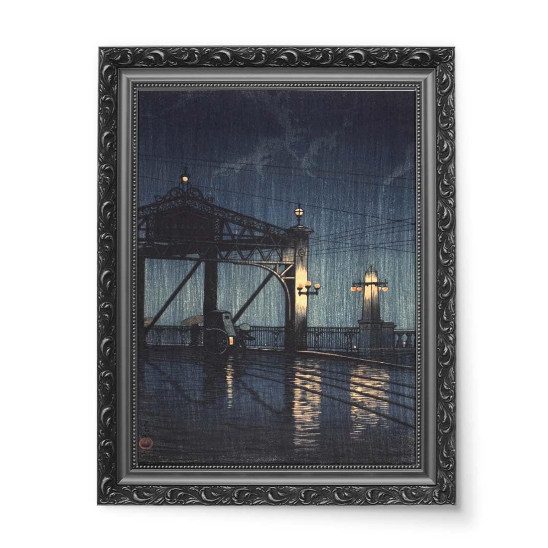 Kawase Hasui Tokyo Shin wydruk na płótnie 50x70