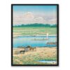Kawase Hasui Yaguchi 30×40 w RAMIE Kawase Hasui Yaguchi 30×40 w RAMIE