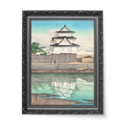 Kawase Hasui Zamek Takamatsu w Sanuki wydruk na płótnie 50×70