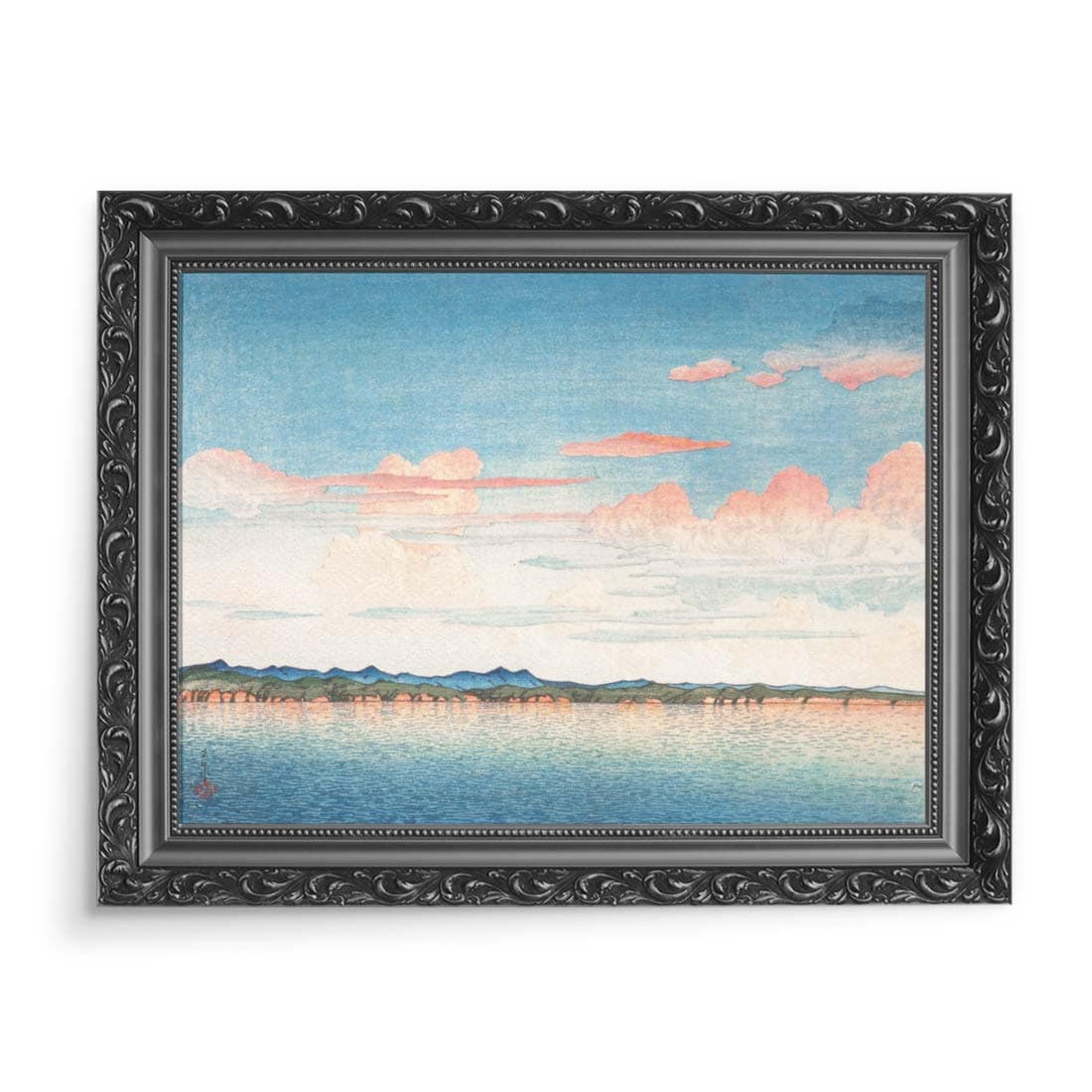 Kawase Hasui Zatoka Mano na Sado 70x50