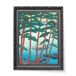 Kawase Hasui Zimowy Rankyo wydruk na płótnie 50×70