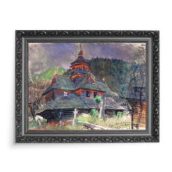 Leon Wyczółkowski Cerkiew św Jana w Jaremczu 70×50