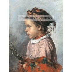 Ludwik de Laveaux Dziewczynka z baziami — produkt cyfrowy do pobrania