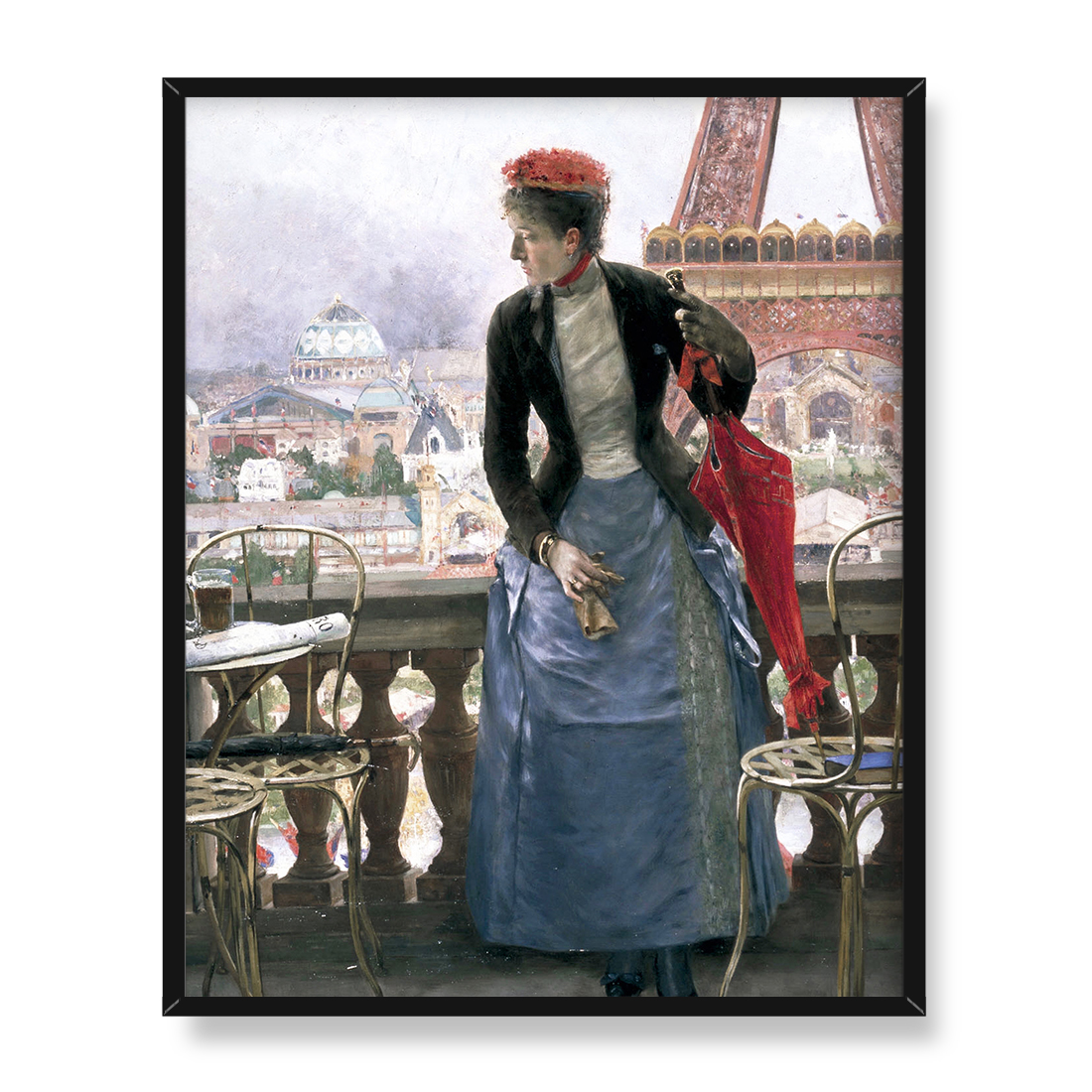 Luis Jimenez Aranda Dama na Wystawie Paryskiej 40x50