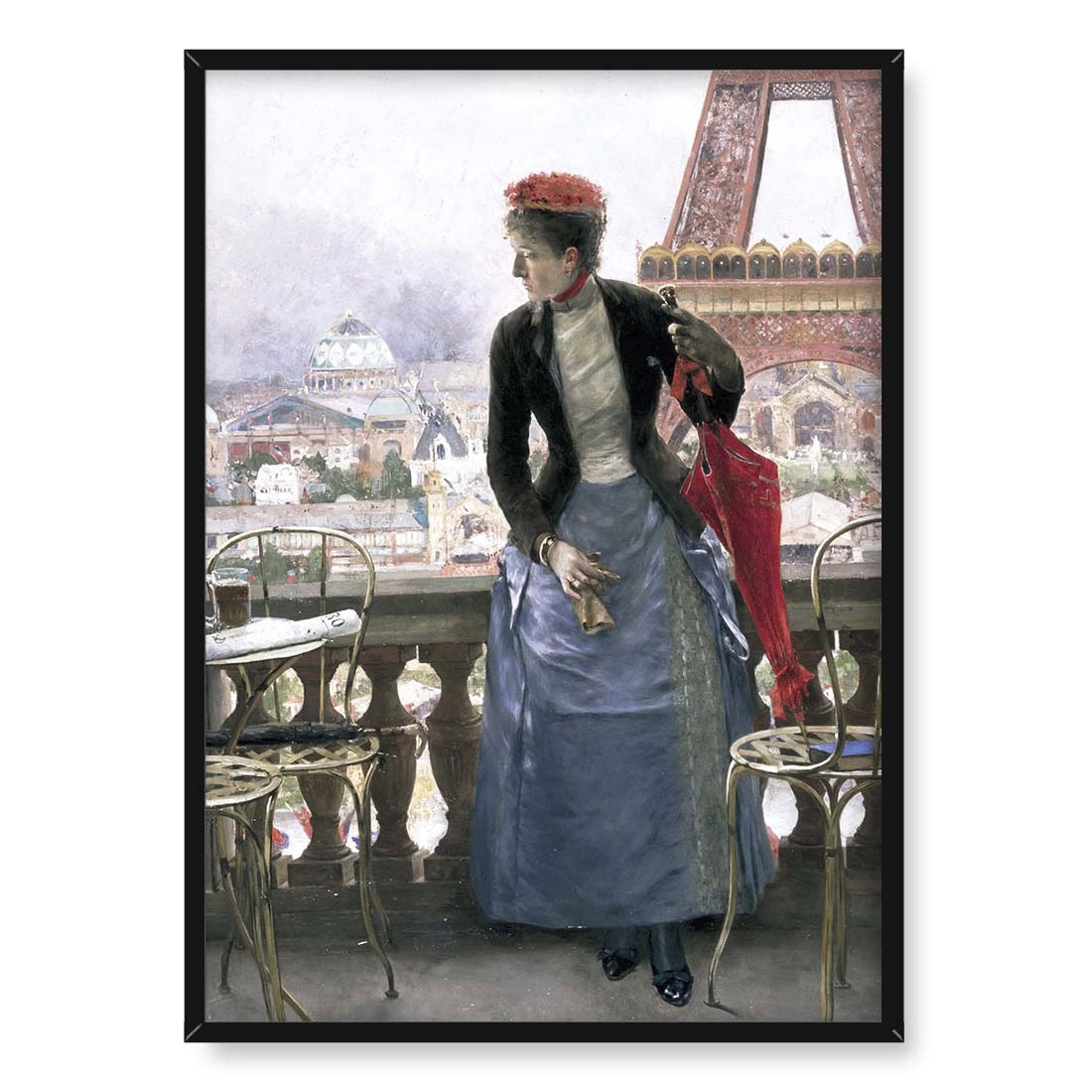 Luis Jimenez Aranda Dama na Wystawie Paryskiej 50x70