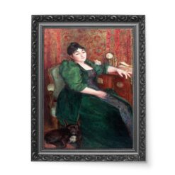 Marie Bracquemond Autoportret artystki w fotelu wydruk na płótnie 50×70