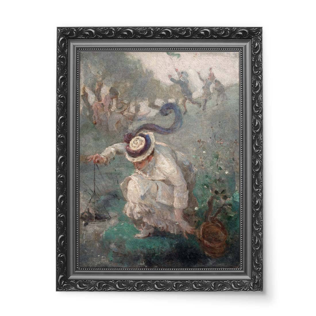 Marie Bracquemond Połów raków wydruk na płótnie 50x70