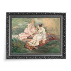 Marie Bracquemond Szkic do Gra w tryktraka 70×50