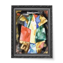 Marsden Hartley Abstrakcja Niebieski Żółty i Zielony wydruk na płótnie 50×70