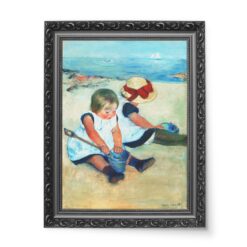 Mary Cassatt Dzieci bawiące się na plaży wydruk na płótnie 50×70