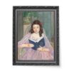 Mary Cassatt Francoise czytająca na krześle z okrągłym oparciem wydruk na płótnie 50×70 Mary Cassatt Francoise czytająca na krześle z okrągłym oparciem wydruk na płótnie 50×70