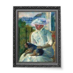 Mary Cassatt Młoda dziewczyna przy oknie wydruk na płótnie 50×70