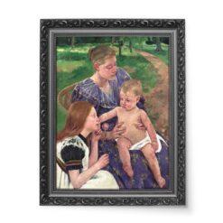 Mary Cassatt Rodzina wydruk na płótnie 50×70