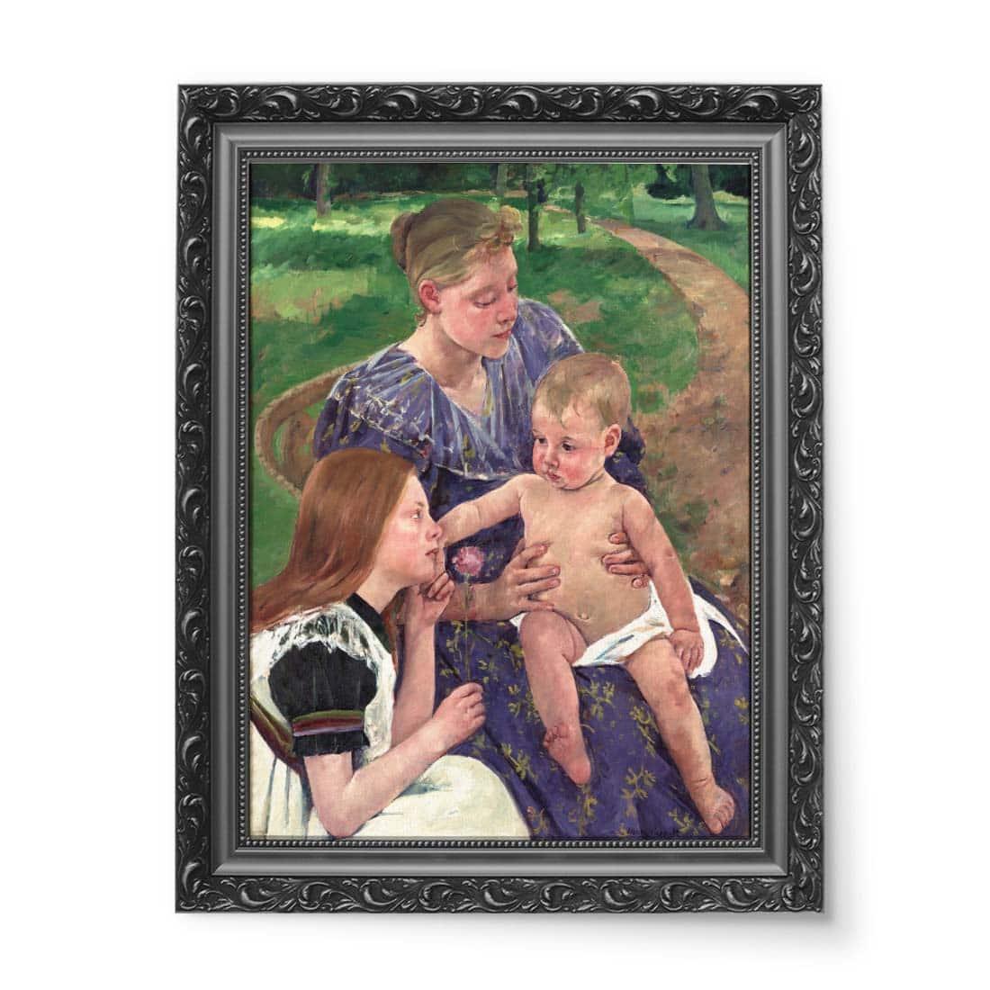 Mary Cassatt Rodzina wydruk na płótnie 50x70