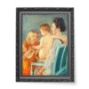 Mary Cassatt Sara wręcza dziecku zabawkę wydruk na płótnie 50×70 Mary Cassatt Sara wręcza dziecku zabawkę wydruk na płótnie 50×70