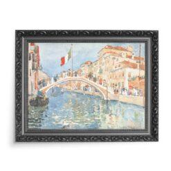 Maurice Prendergast Most w Wenecji 70×50