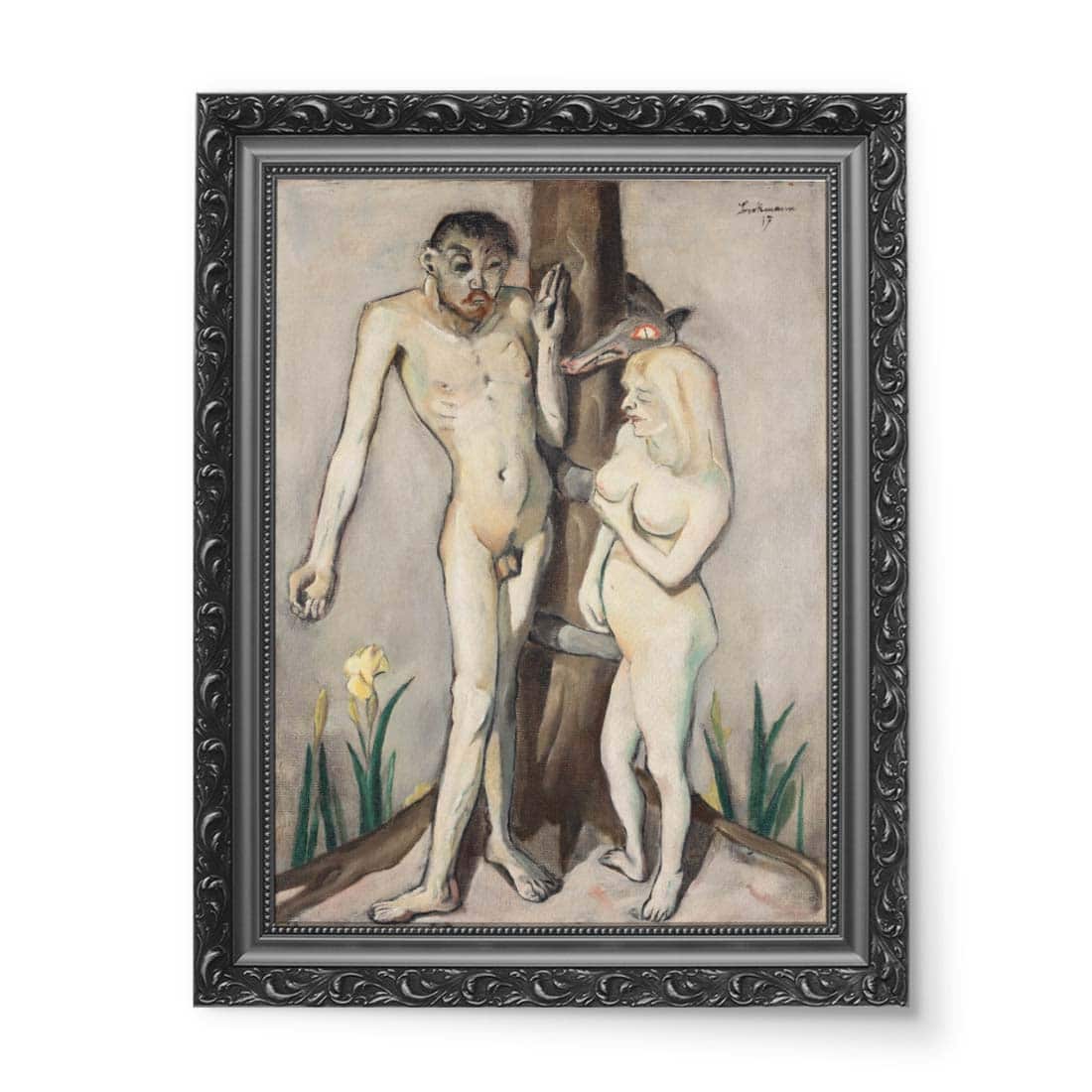 Max Beckmann Adam i Ewa wydruk na płótnie 50x70
