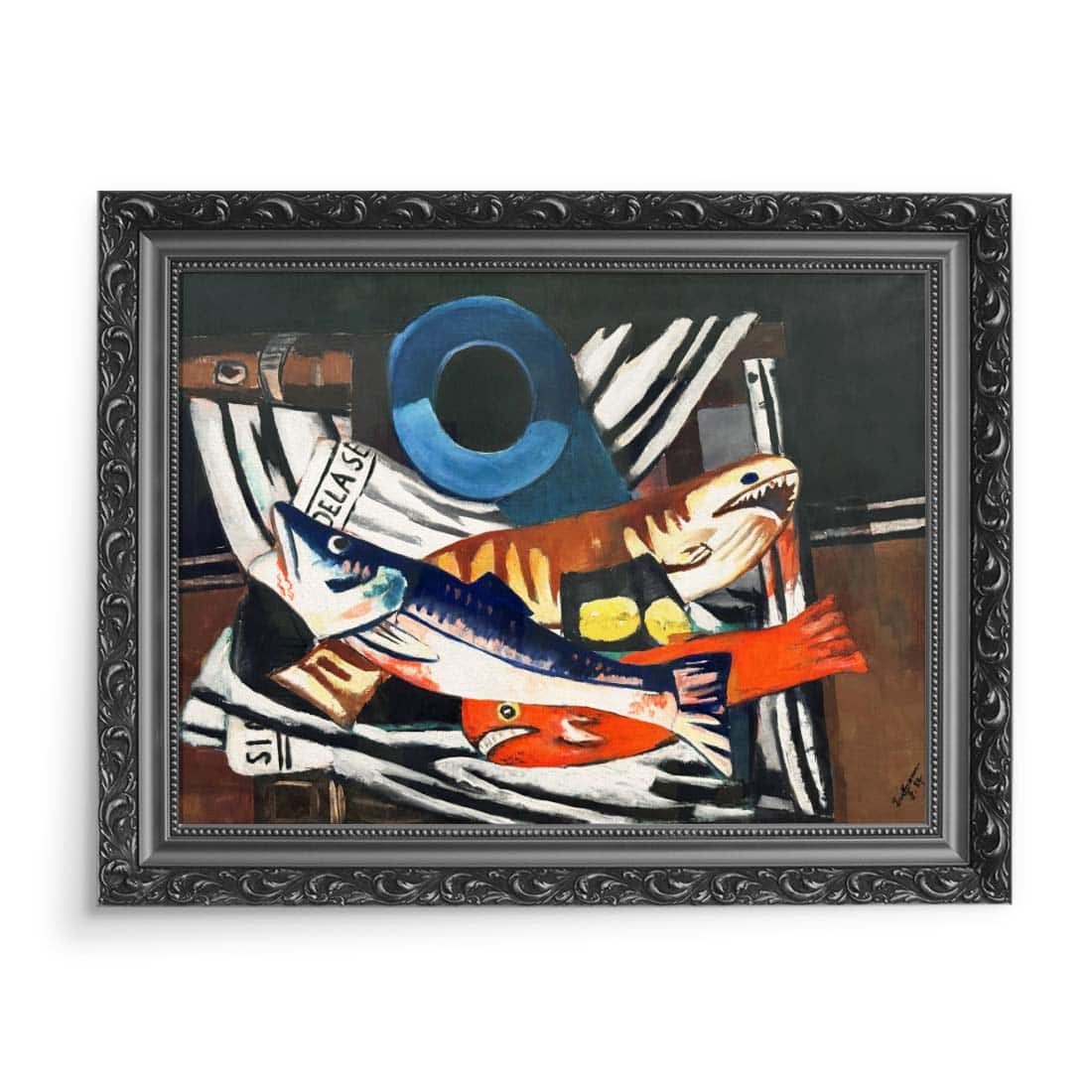 Max Beckmann Duża martwa natura z rybą 70x50