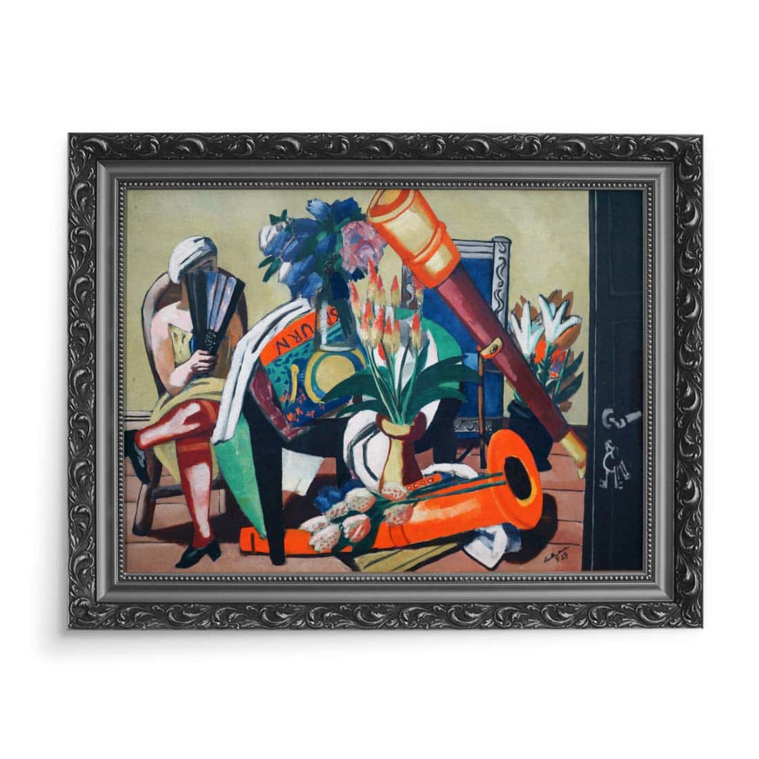 Max Beckmann Duża martwa natura z teleskopem 70x50