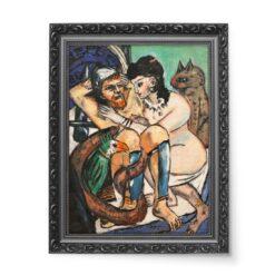 Max Beckmann Odyseusz i Kalypso wydruk na płótnie 50×70