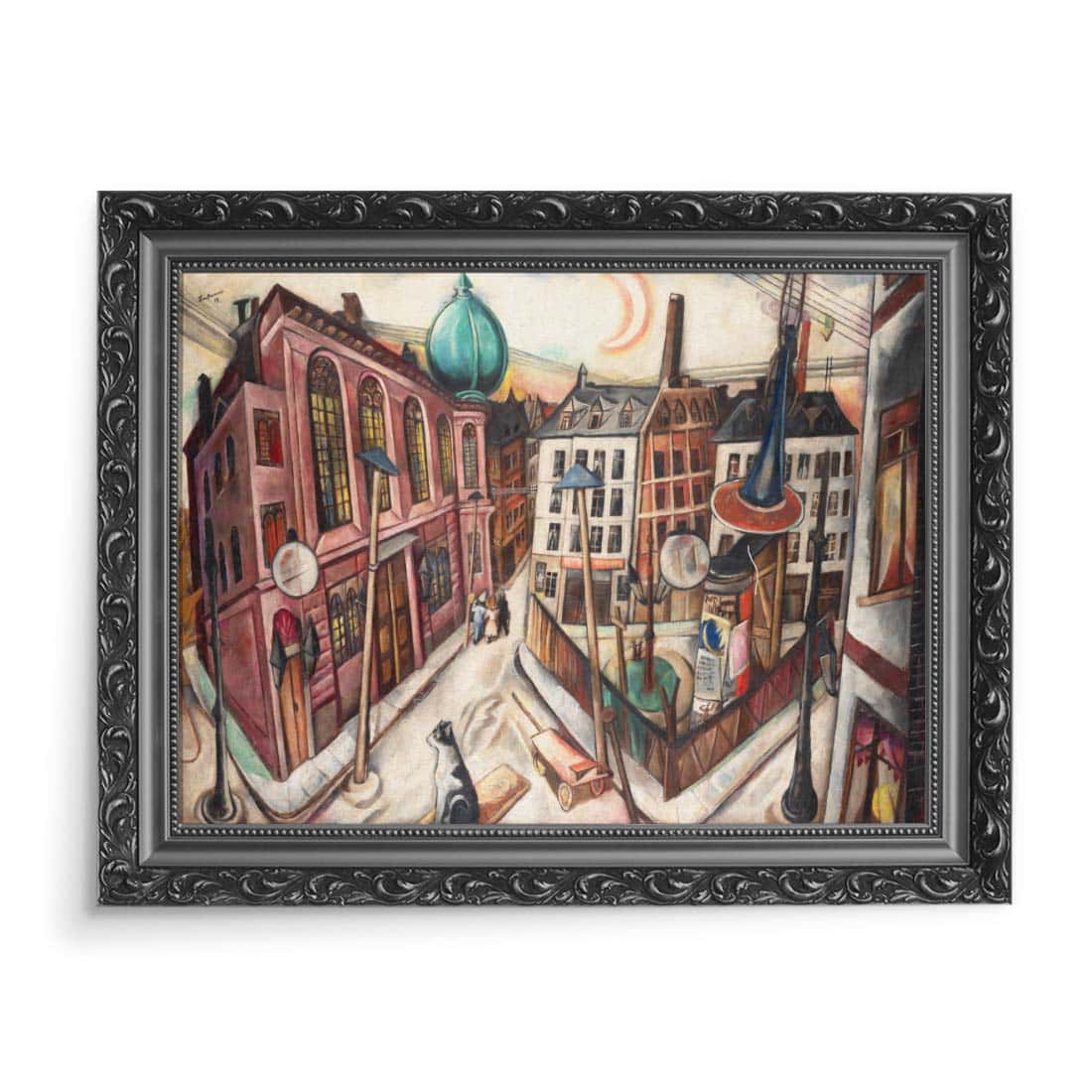 Max Beckmann Synagoga we Frankfurcie nad Menem 70x50