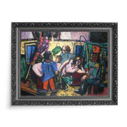 Max Beckmann Wóz cyrkowy 70×50