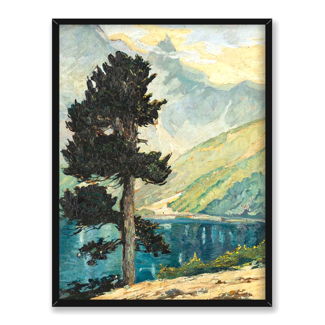 Max Hanemann Morskie Oko 30x40 w RAMIE