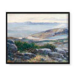 Menci Clement Crncić Krajobraz nadmorski w Rijece 50×40