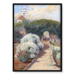 Menci Clement Crncić Kwitnący ogród klasztorny 50×70