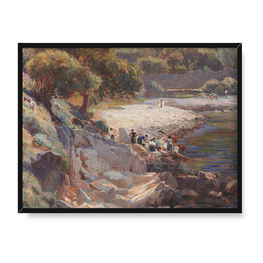 Menci Clement Crncić Praczki 40x30 w RAMIE