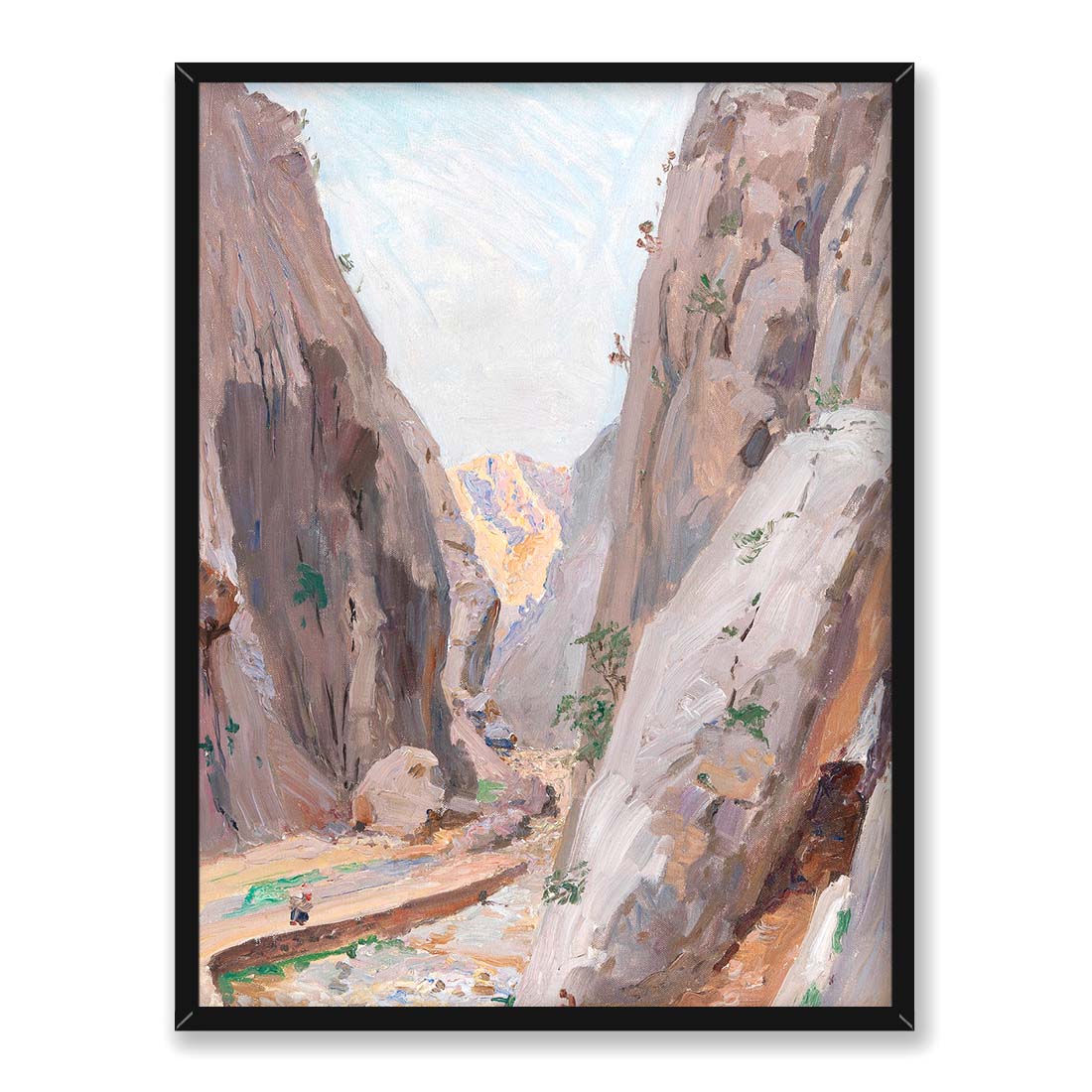 Menci Clement Crncić Widok gór w pobliżu Zadaru 30x40 w RAMIE