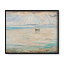 Menci Clement Crncić Widok na Krk 50×40