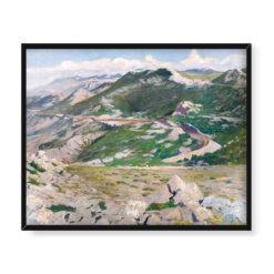 Menci Clement Crncić Widok na Welebit 50×40