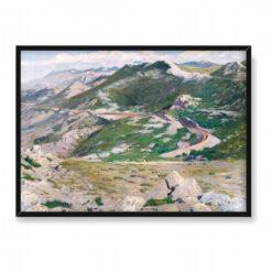 Menci Clement Crncić Widok na Welebit 70×50