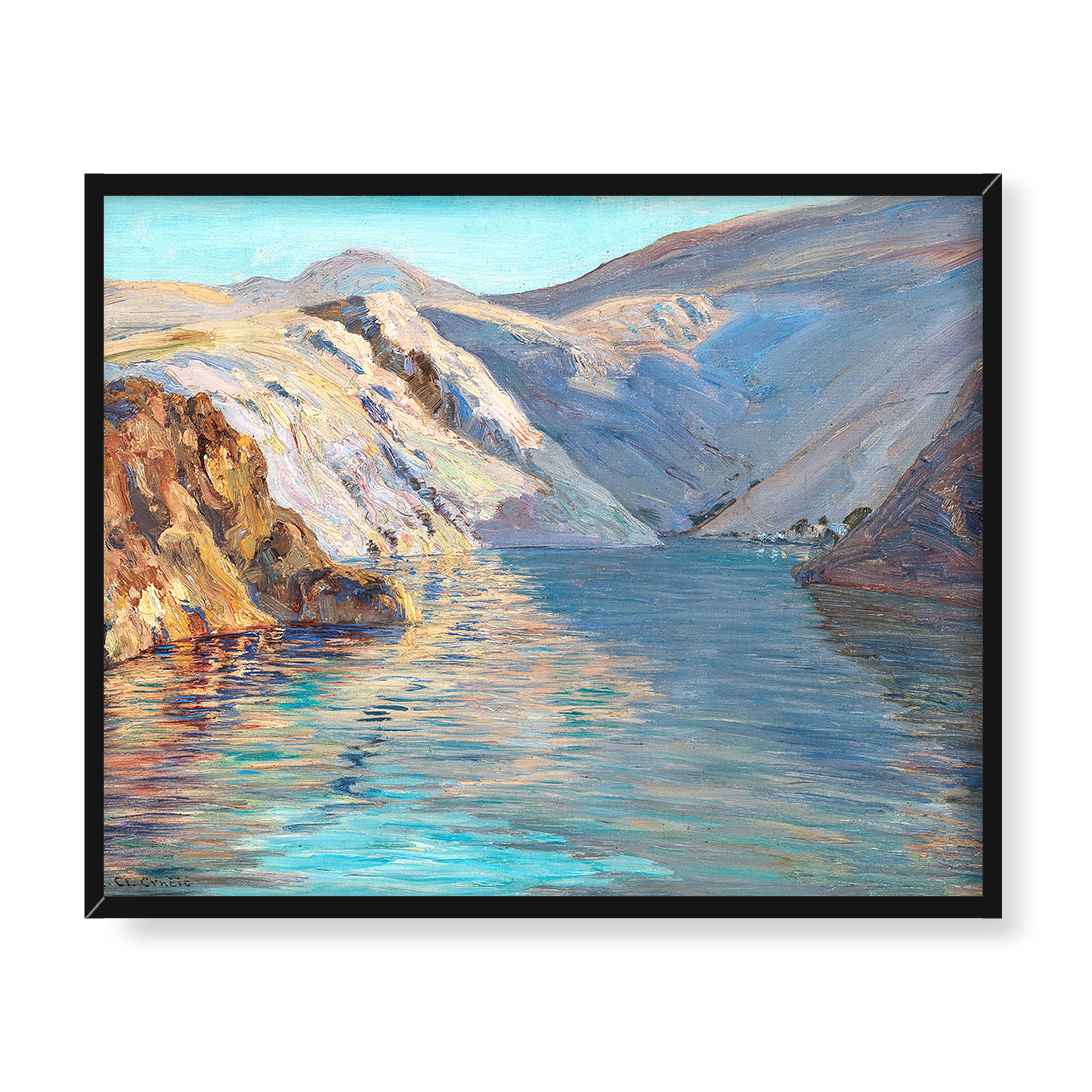 Menci Clement Crncić Zrnovnica II 50x40 w RAMIE