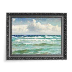 Michael Ancher Spienione fale w Skagen 70×50