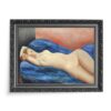 Moïse Kisling Akt leżący na niebieskiej kanapie 70×50