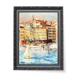 Moise Kisling Port w Marsylii wydruk na płótnie 50×70