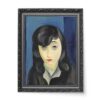 Moïse Kisling Portret kobiety z grzywką wydruk na płótnie 50×70 Moïse Kisling Portret kobiety z grzywką wydruk na płótnie 50×70