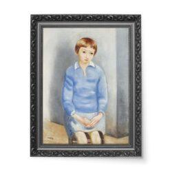 Moïse Kisling Portret panny L Michaux wydruk na płótnie 50×70