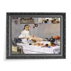 Nicolai Ivanovich Fechin Portret Varyi Adoratskiej 70×50