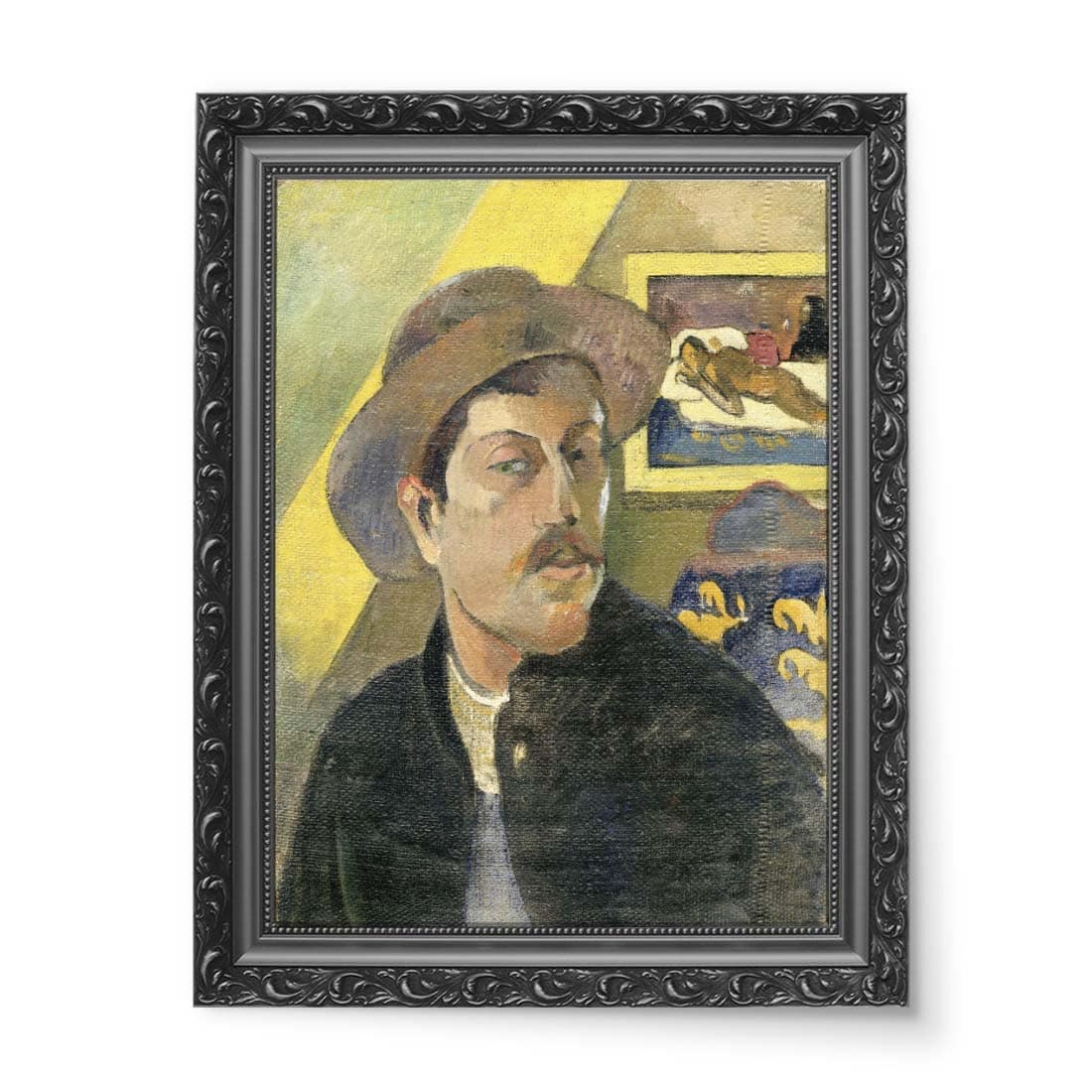 Paul Gauguin Autoportret w kapeluszu wydruk na płótnie 50x70