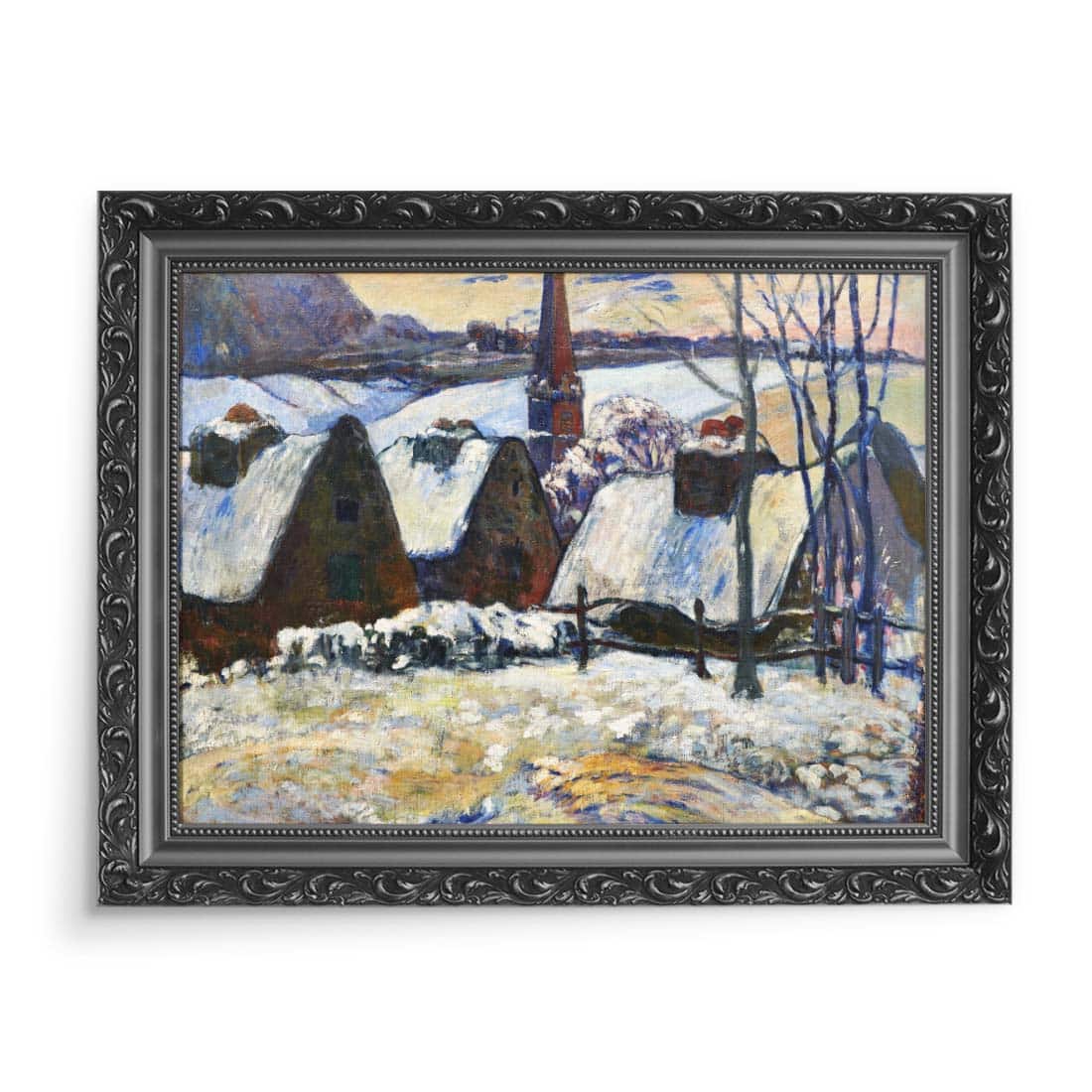 Paul Gauguin Bretońska wioska pod śniegiem 70x50