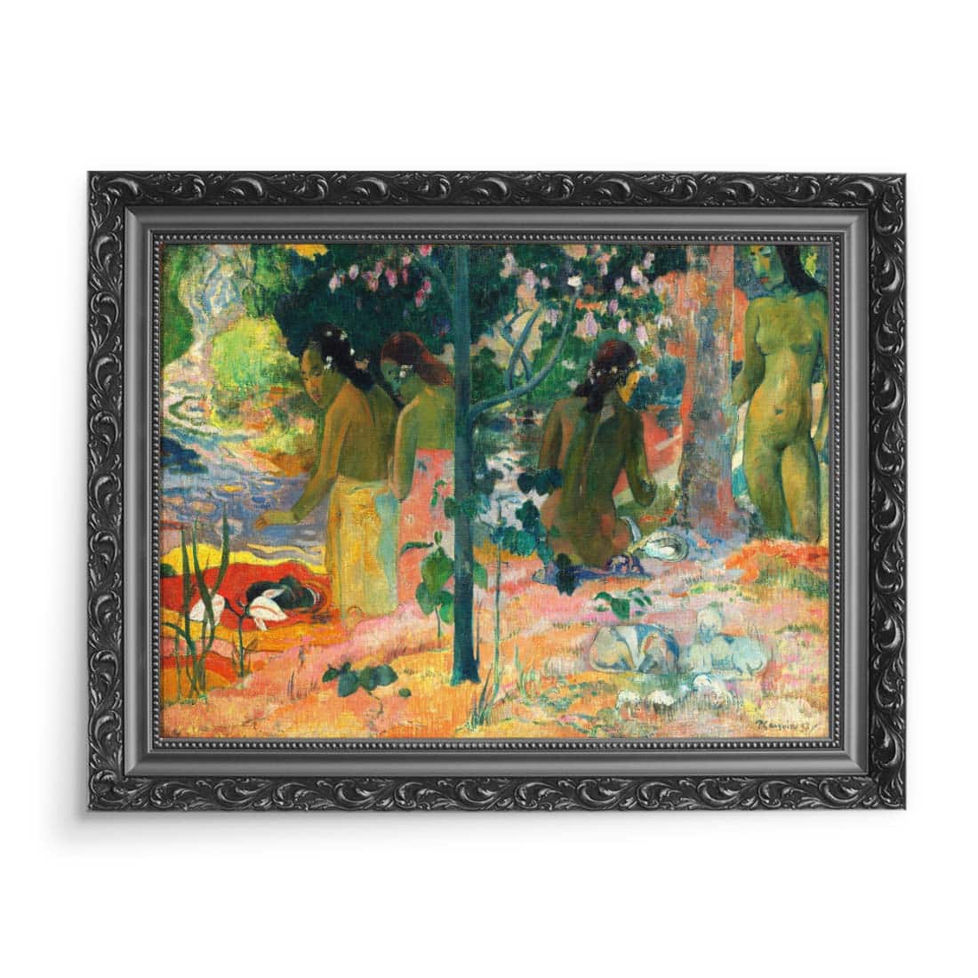 Paul Gauguin kąpiący się 70x50