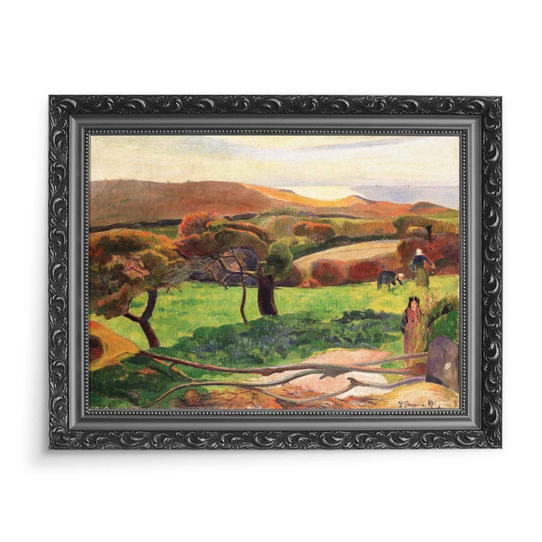 Paul Gauguin Krajobraz z Bretanii 70x50